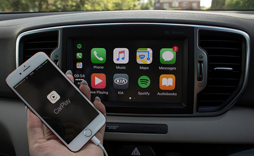 play spotify in car via carplay