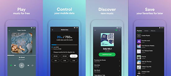 how spotify lite works