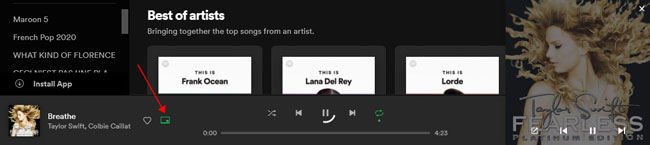 mini spotify player windows