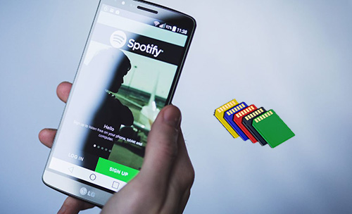 move spotify to sd card