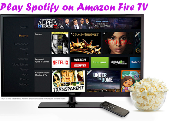 play spotify on amazon fire tv
