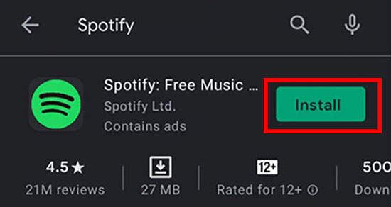 download spotify for blackberry app