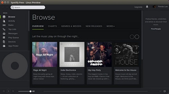 spotify on linux