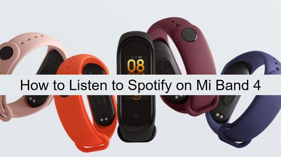 spotify on mi band 4/5/6/7