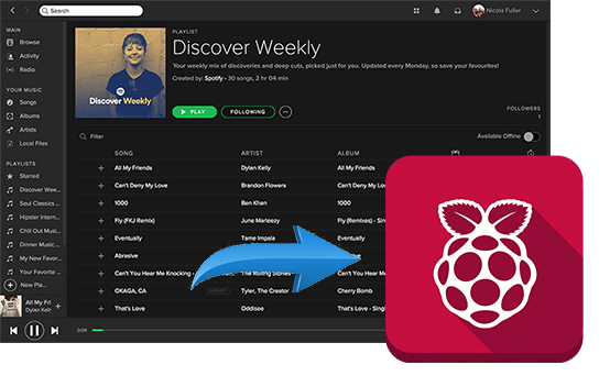 play spotify on raspberry pi