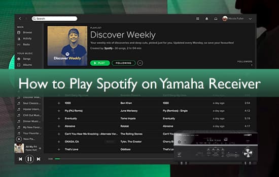 play spotify on yamaha receiver