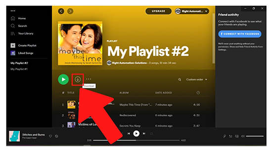 download spotify music on desktop app for offline listening