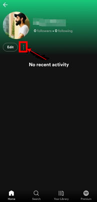 copy spotify profile link