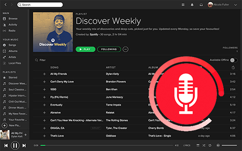 spotify recorder