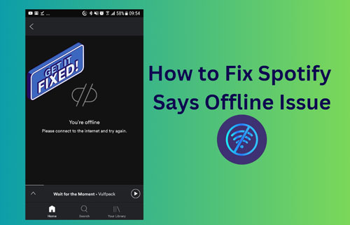 fix spotify says offline issue