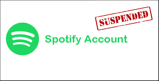 spotify suspended my account