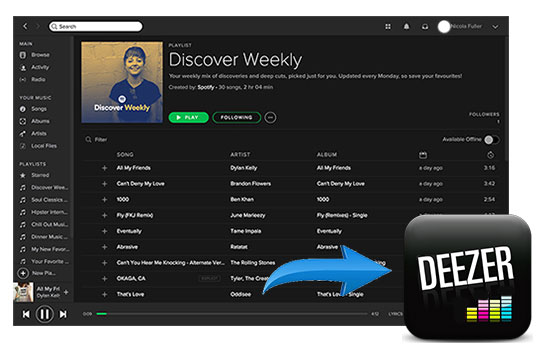 spotify to deezer