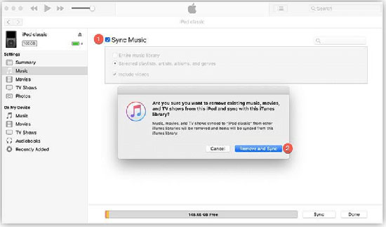 sync spotify to ipod via itunes