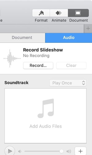 add spotify music to keynote presentation on mac