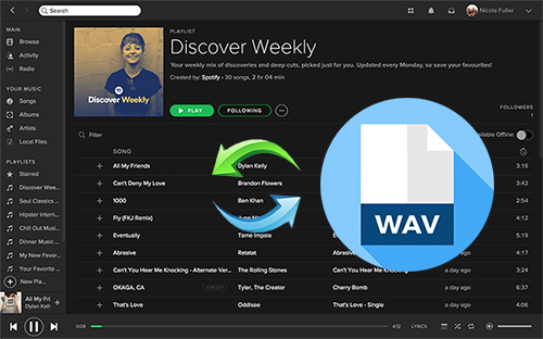 download wav from spotify