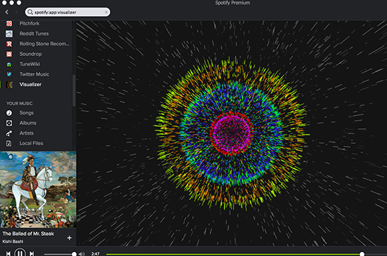 spotify music visualizer mac