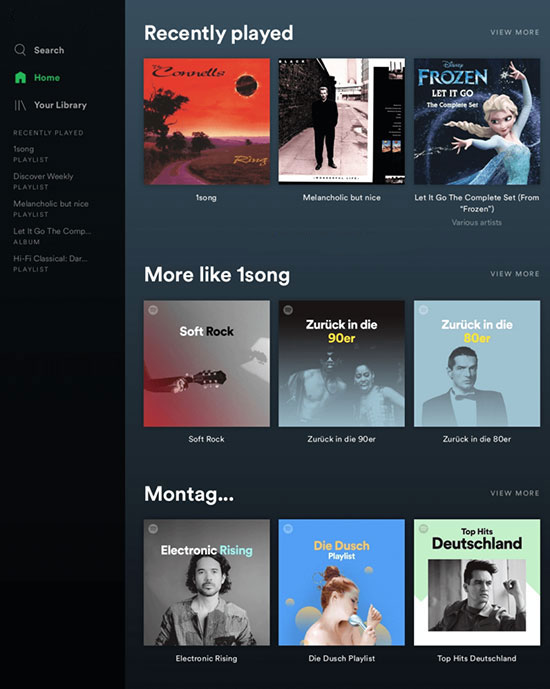 play spotify in web player on mobile