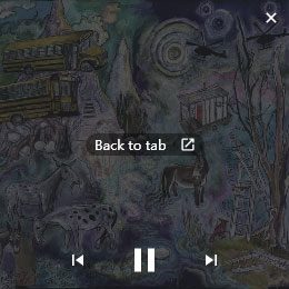 control music playback via spotify mini player for web