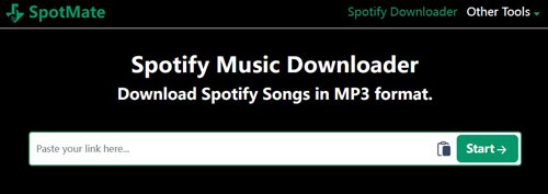 spotmate spotify playlist downloader online