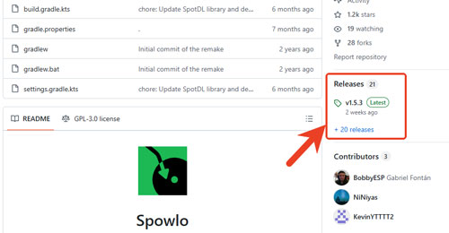 spowlo github releases desktop