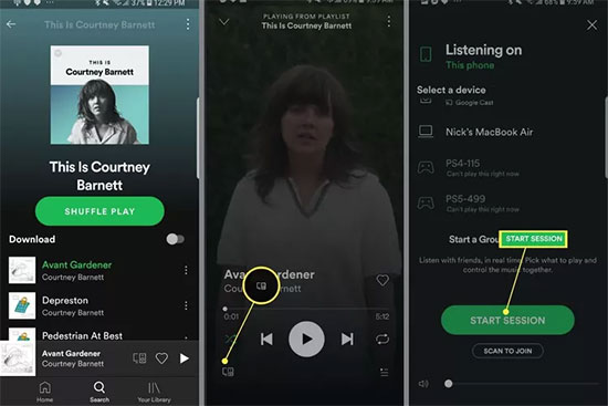 Spotify play hot sale multiple speakers
