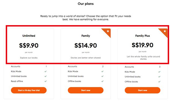 storytel subscription plan