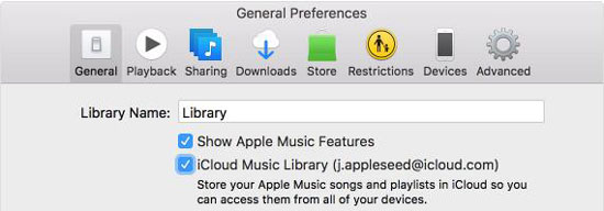 audible audiobooks to icloud music library
