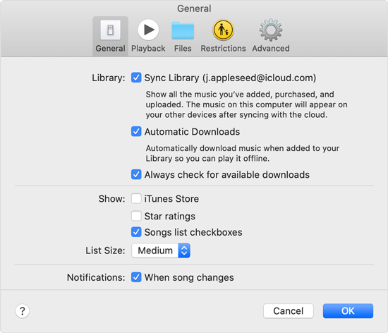sync tidal music to icloud music library