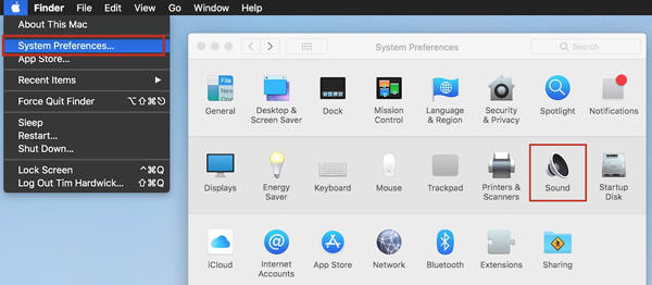 system preferences mac