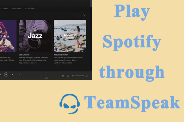 how to play spotify through teamspeak