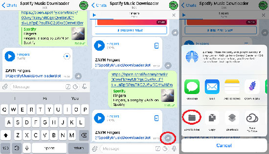 bypass spotify drm on ios via telegram bot