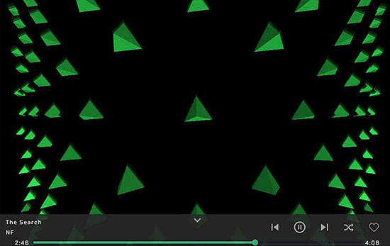 tessellator visualizer for spotify