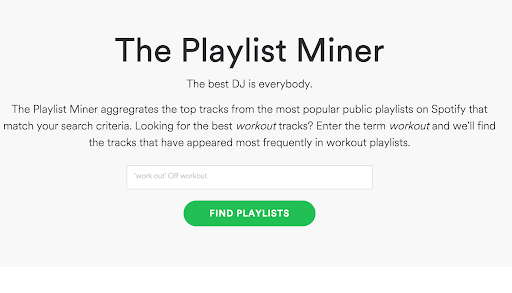 the playlist miner plugin