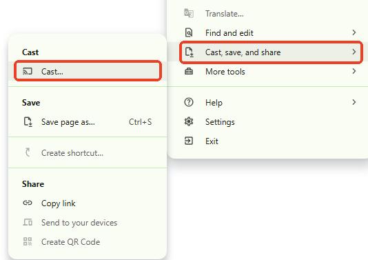 another way to cast audible to google home via google chrome