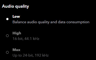tidal audio quality