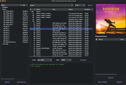 tidal dl ng