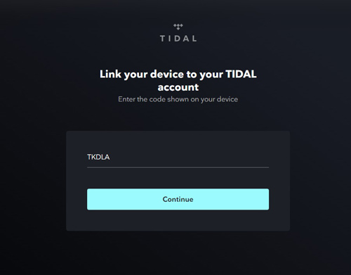 tidal gui device code
