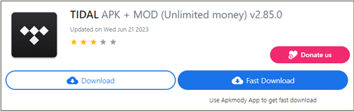 tidal premium mod apk