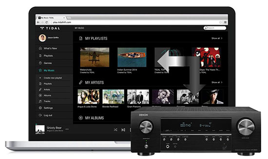 tidal connect denon receiver