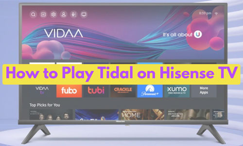 how to play tidal on hisense tv