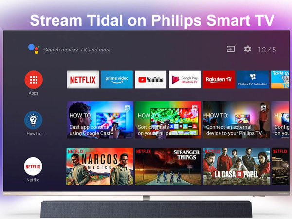 tidal on philips tv