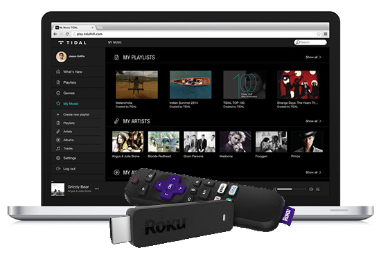 tidal on roku