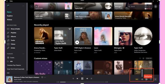 tidal volume setting in pc