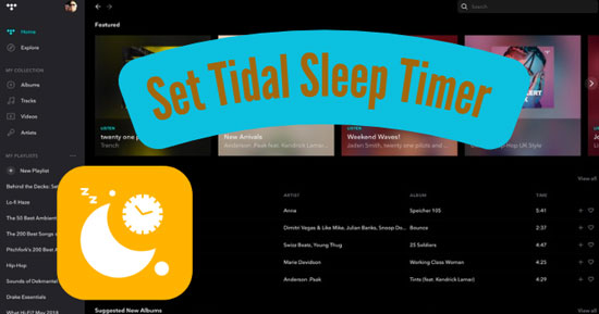 tidal sleep timer