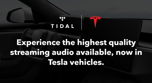 tidal in tesla