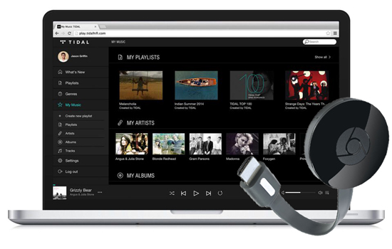 cast tidal to chromecast