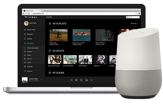 link tidal to google home