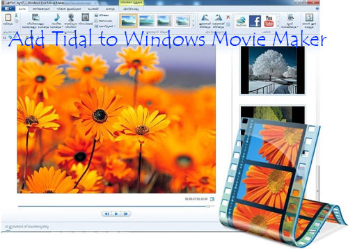 add tidal to windows movie maker