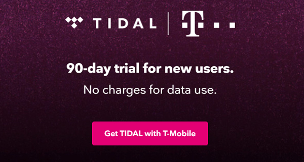 get tidal for free via t mobile