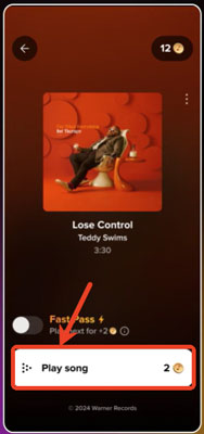 play spotify music on touchtunes app